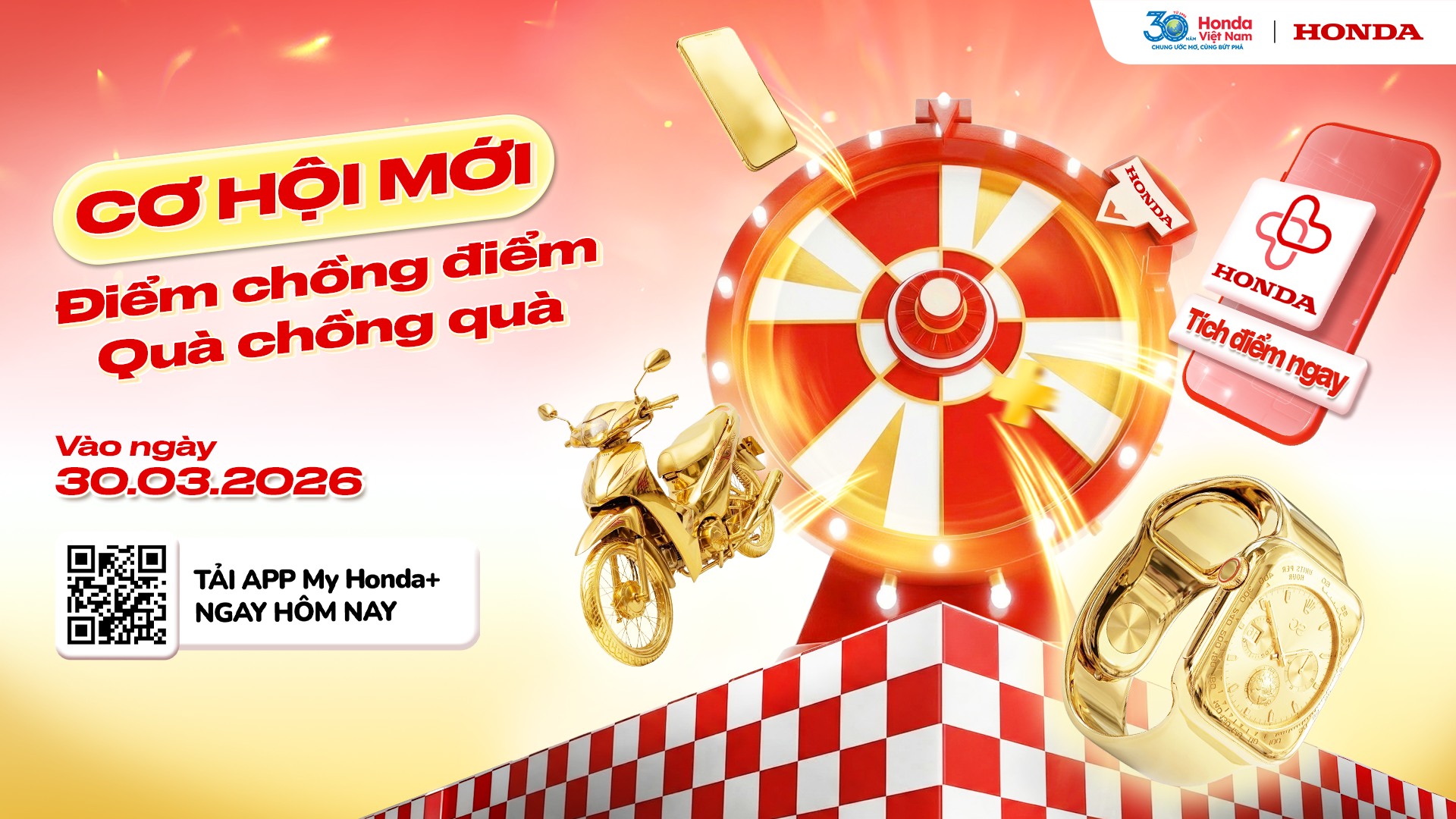 Cơ hội mới - Điểm chồng điểm, quà chồng quà